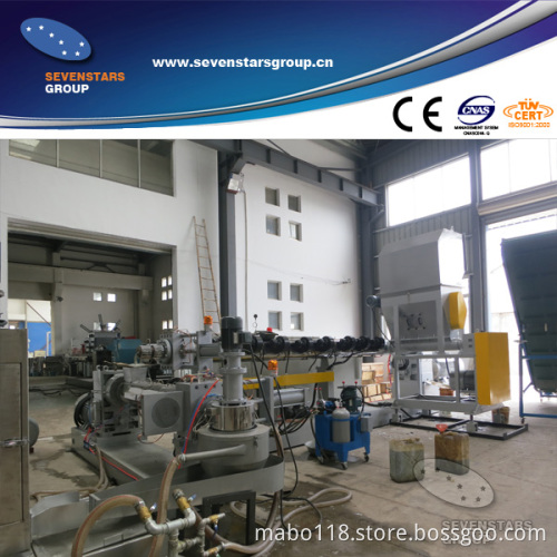 Double Stage PP/PE Flakes Recycling Pelletizer